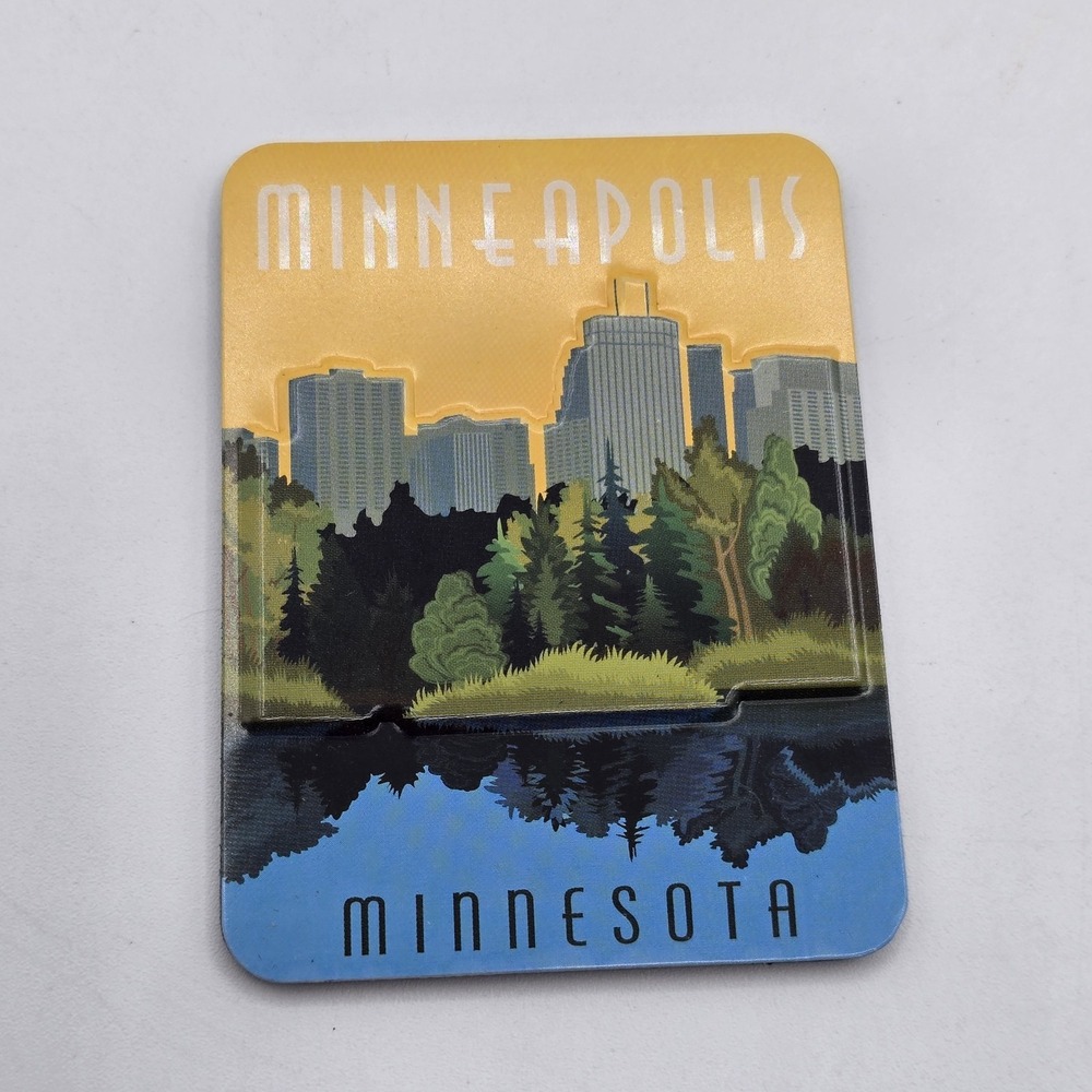 Minneapolis Minnesota Skyline Magnet‎ Refrigerator Fridge Kitchen